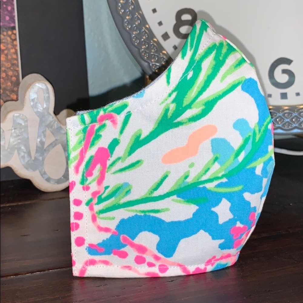 Coral Bay Lilly print Face Mask